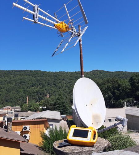 Instal·lació d'antena